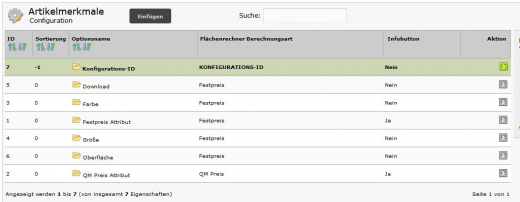 Testartikel Flächenrechner in mm